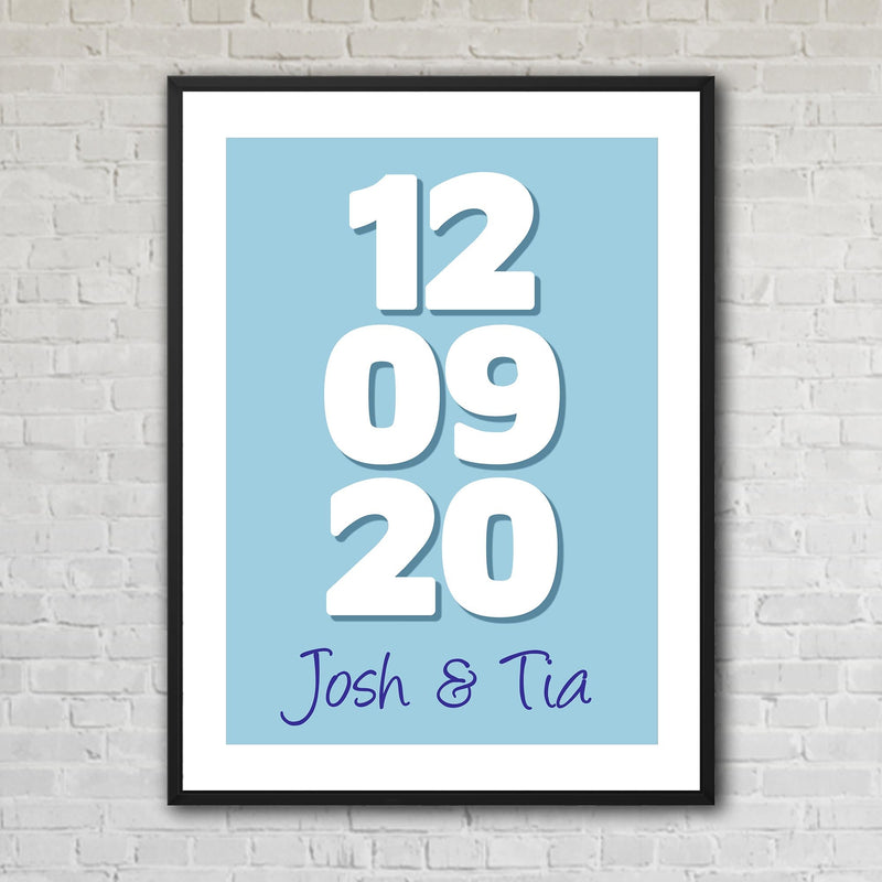 The Big Date Custom Artwork
