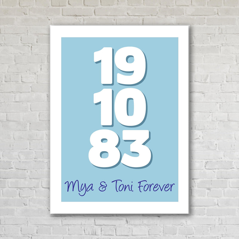 The Big Date Custom Artwork