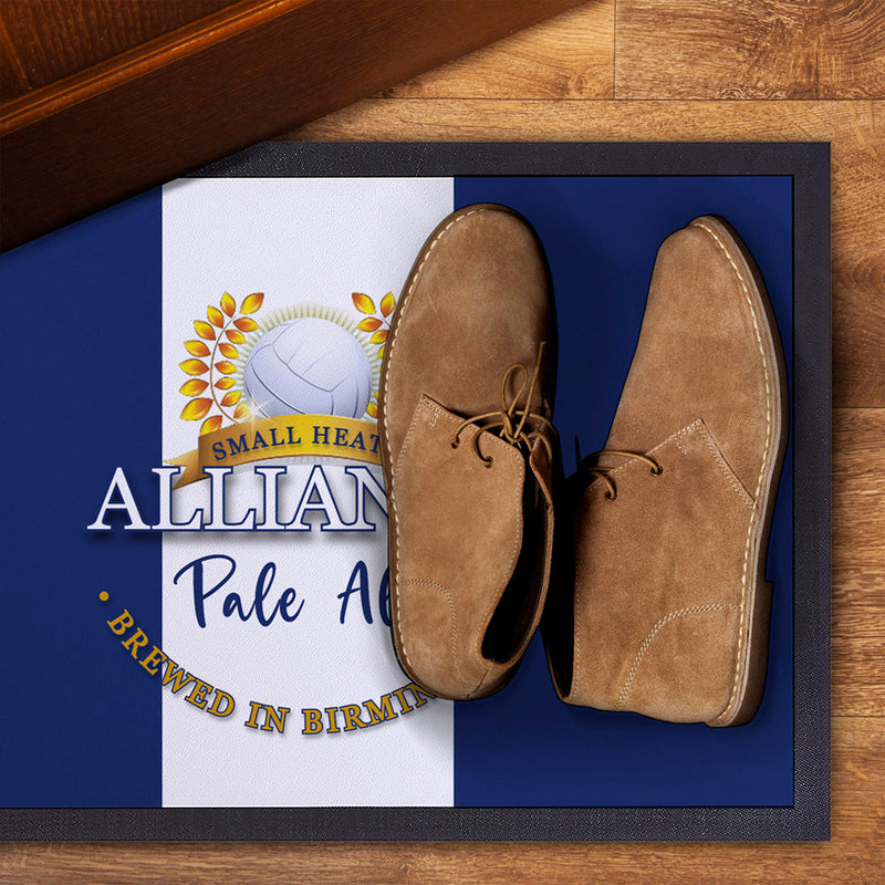 Birmingham Small Heath - Football Legends - Door Mat -60cm X 40cm