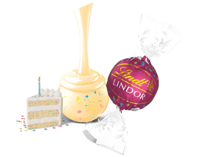 Birthday Cake White Chocolate Lindt Lindor