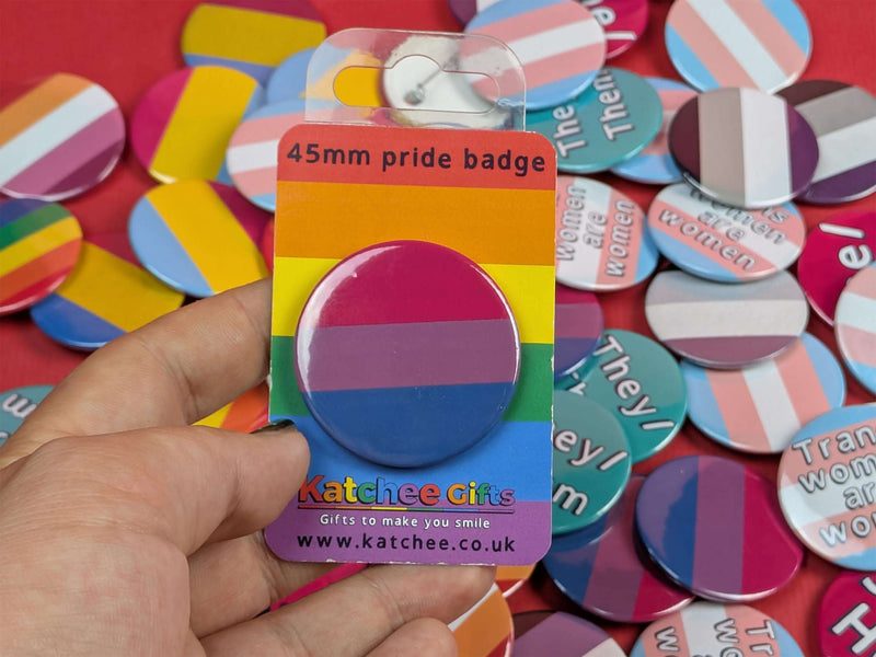 Bisexual Pride Pin Badge