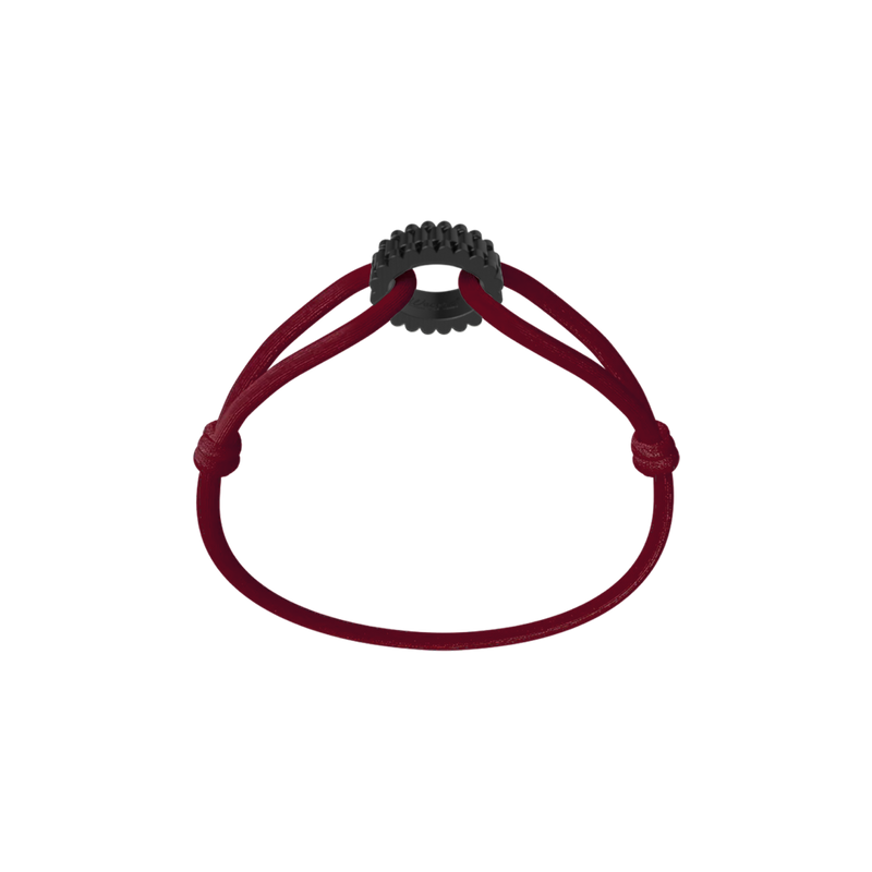 Carbon Regent Cord Bracelet