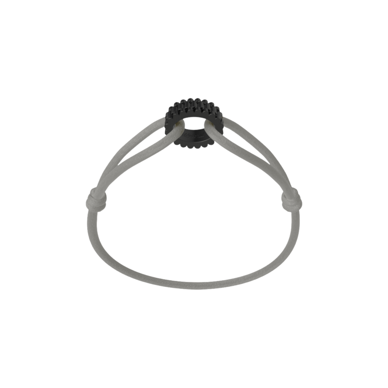 Carbon Regent Cord Bracelet