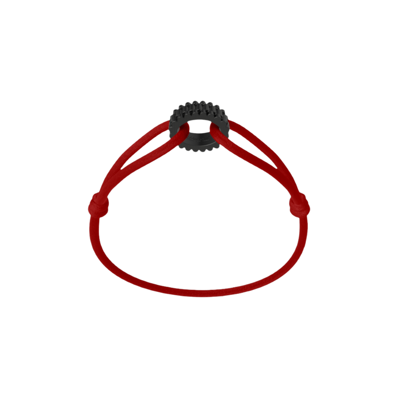 Carbon Regent Cord Bracelet