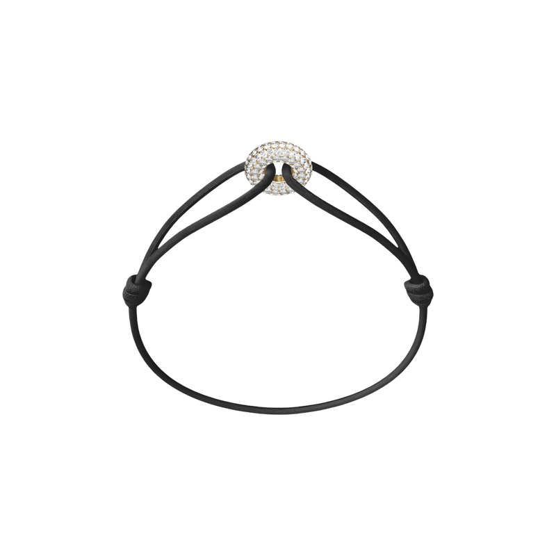 Mini Golden Soho Pavé Cord Bracelet