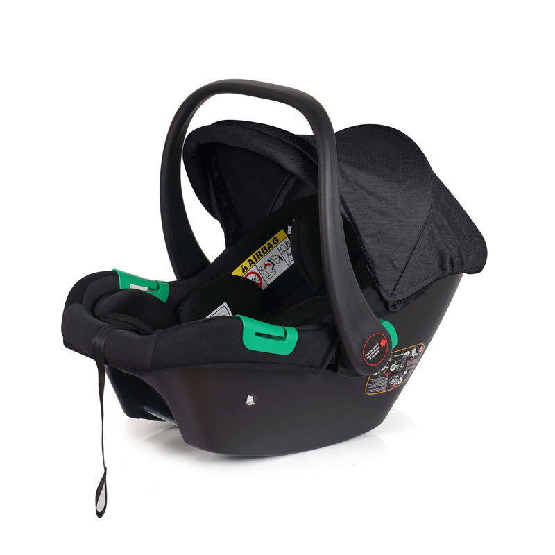 For Your Little One Cruise 3 In 1 Travel System With Car Seat - Eclipse Black (Free Cupholder / Seat Liner Included!)