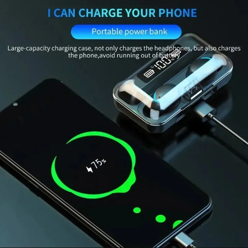 Bluetooth Wireless Earphones - Sports Earbuds with Mic, Hands-Free Headset for Calls & Music