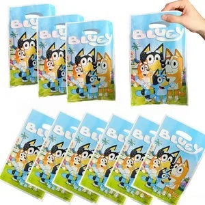 Bluey Dog Kids Birthday Party Decorations Balloons Banner Baby Shower Supplies