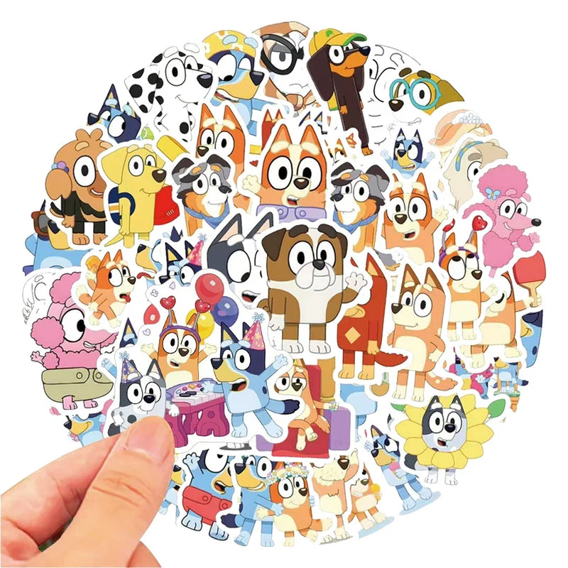 Bluey Dog Kids Birthday Party Decorations Balloons Banner Baby Shower Supplies