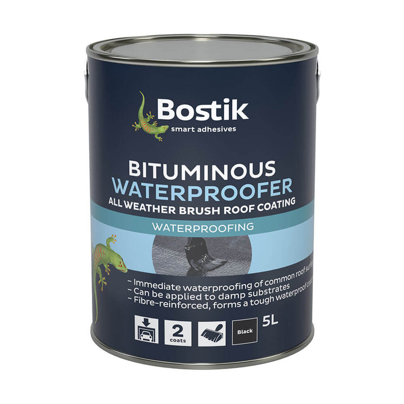 Bostik All Weather Brush Bituminous Waterproofer – 5L
