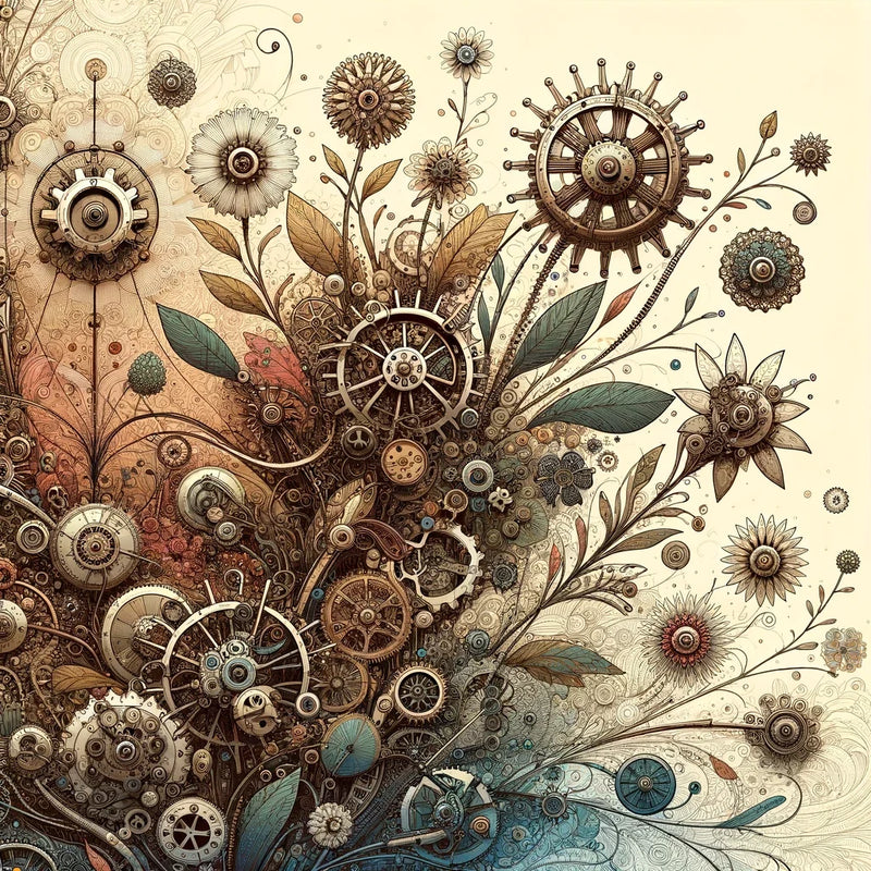 Boundless Mechanica Bloom Canvas