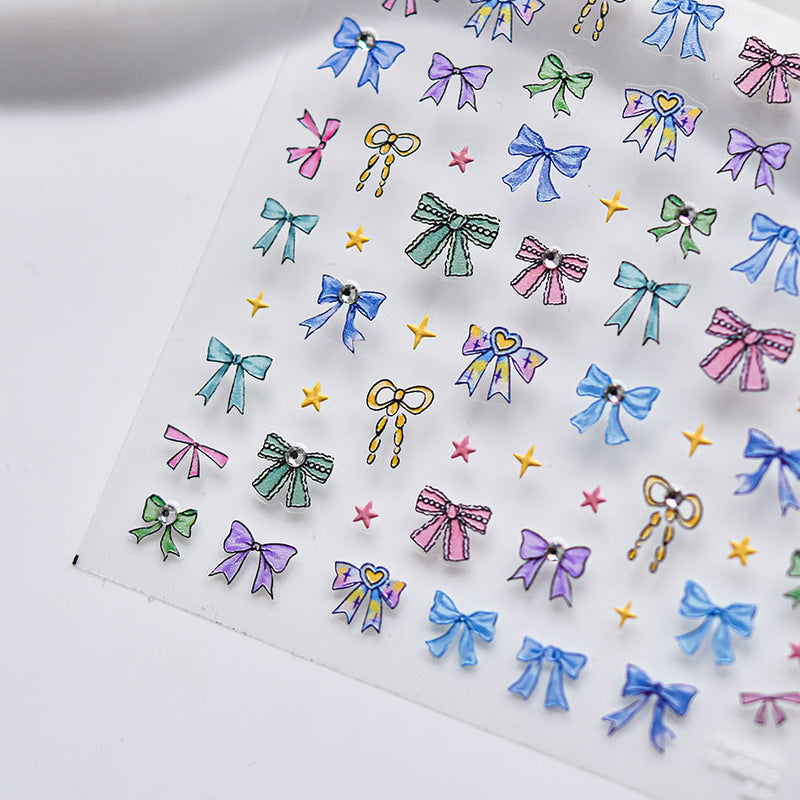 Hello Claws | Bowknot Diamond Nail Deco Sticker