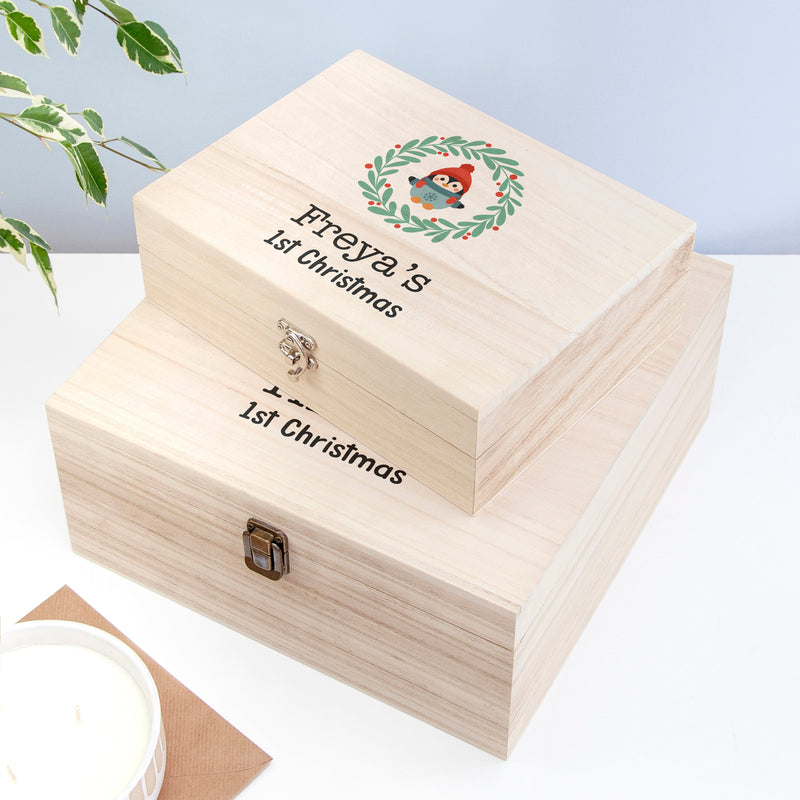 Personalised Baby's First Christmas Eve Box