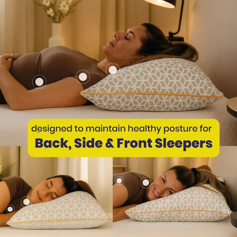 Brightr® Luna Adjustable Memory Foam pillow