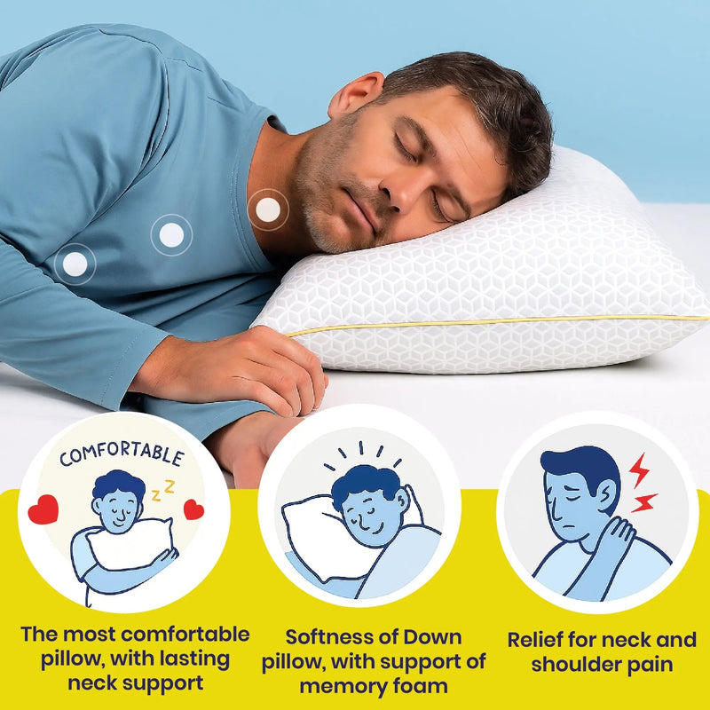 Brightr® Stella Hybrid Neck Support pillow