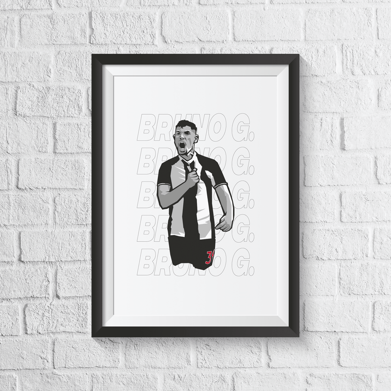 Bruno Guimaraes Newcastle Print