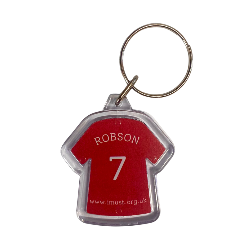 Bryan Robson Player Keyring