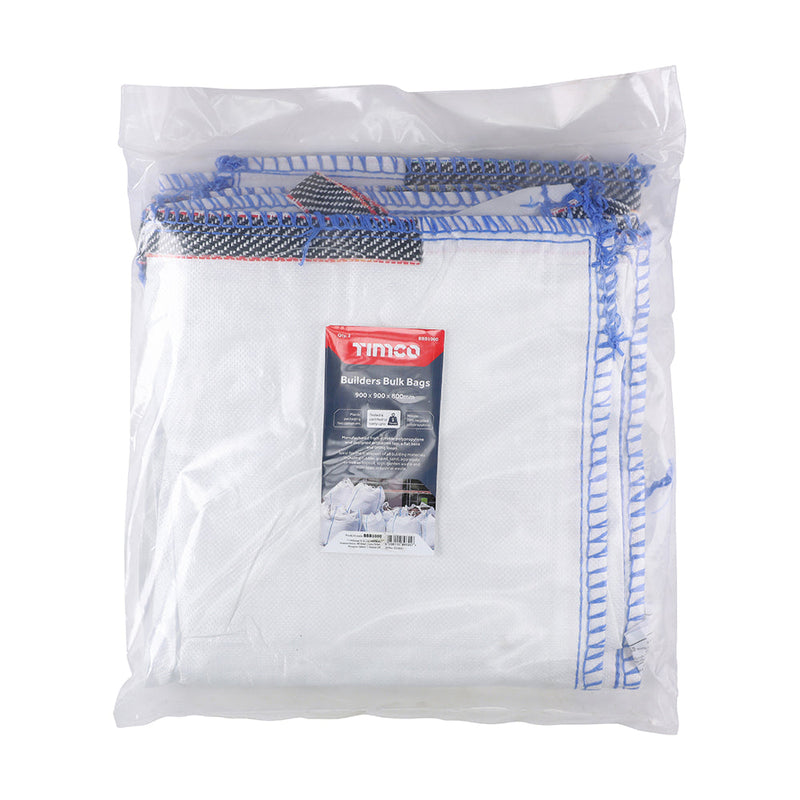 Builders Bulk Bags – 2 Pack (900 × 900 × 800mm)