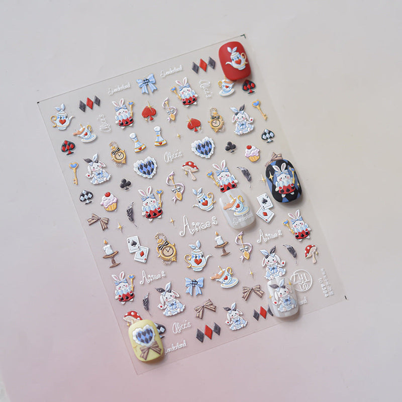 Hello Claws | Bunny Wonderland Nail Deco Sticker