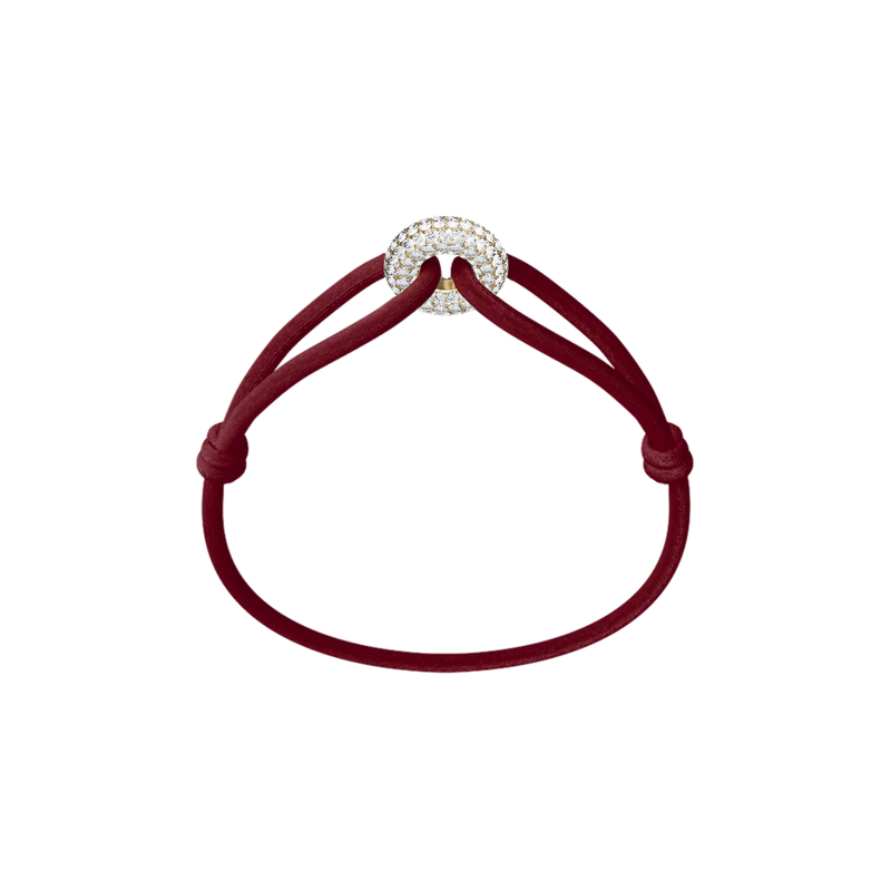 Golden Soho Pavé Cord Bracelet