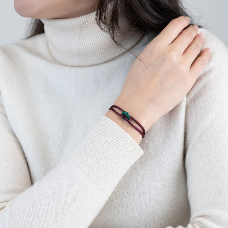 Green Soho Cord Bracelet