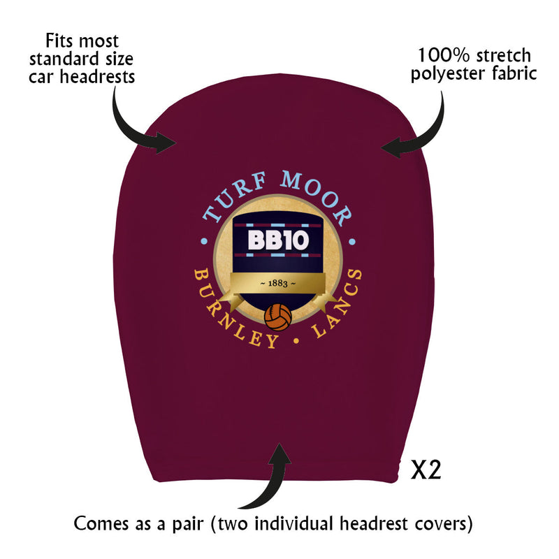 Burnley Turf Moor - Football Legends - Headrest Cover