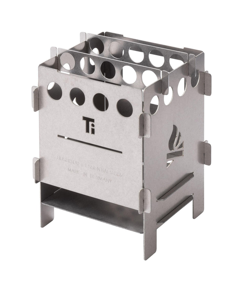 BE Bushbox Titanium Outdoor Pocket Stove
