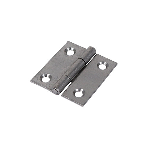 Butt Hinge - Fixed Pin - Self Colour - For Cabinets & Doors