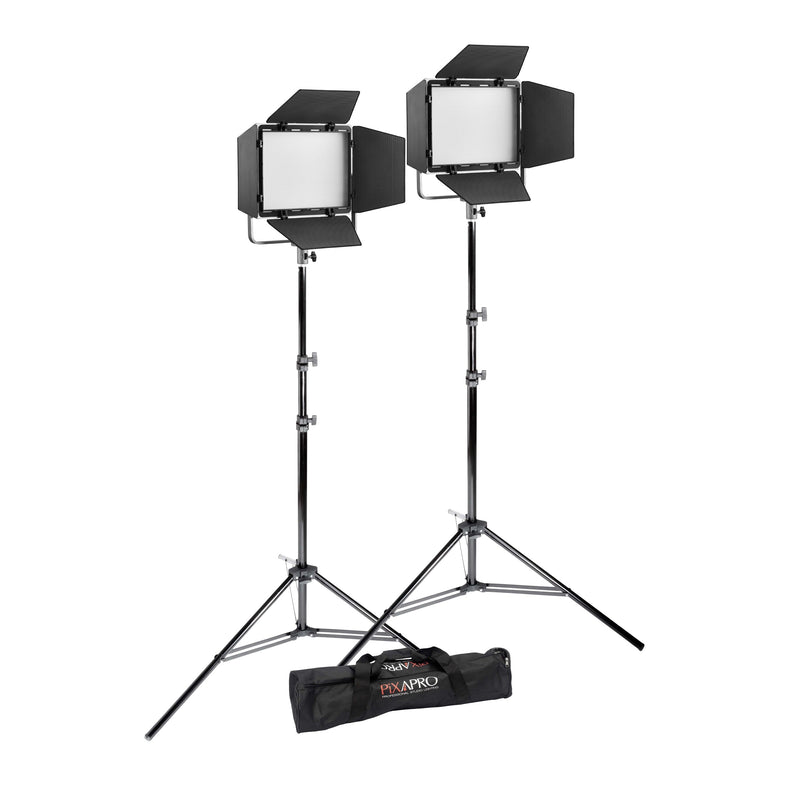 Litemons LP600BI Bi-Colour LED Continuous Twin Lighting Kit