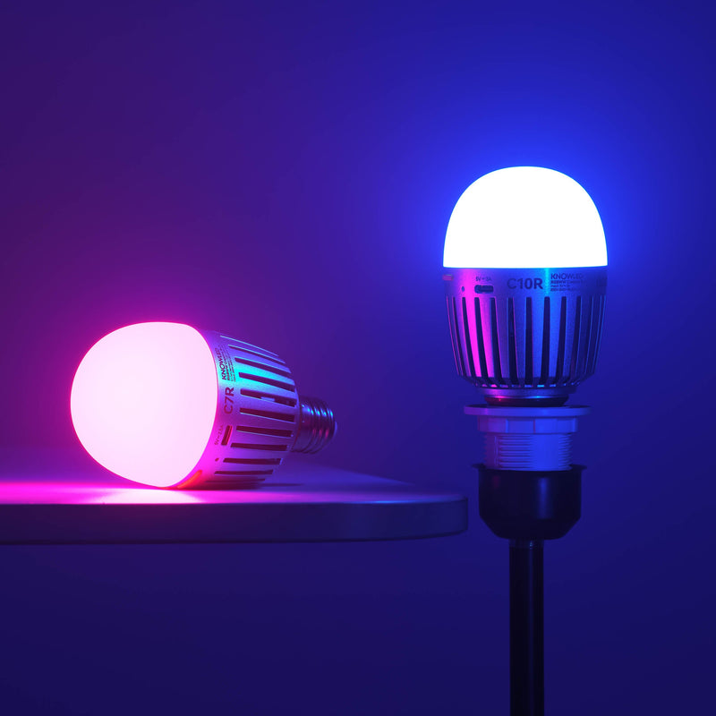 KNOWLED C10R E27 RGBWW Creative Practical Lighting Bulb