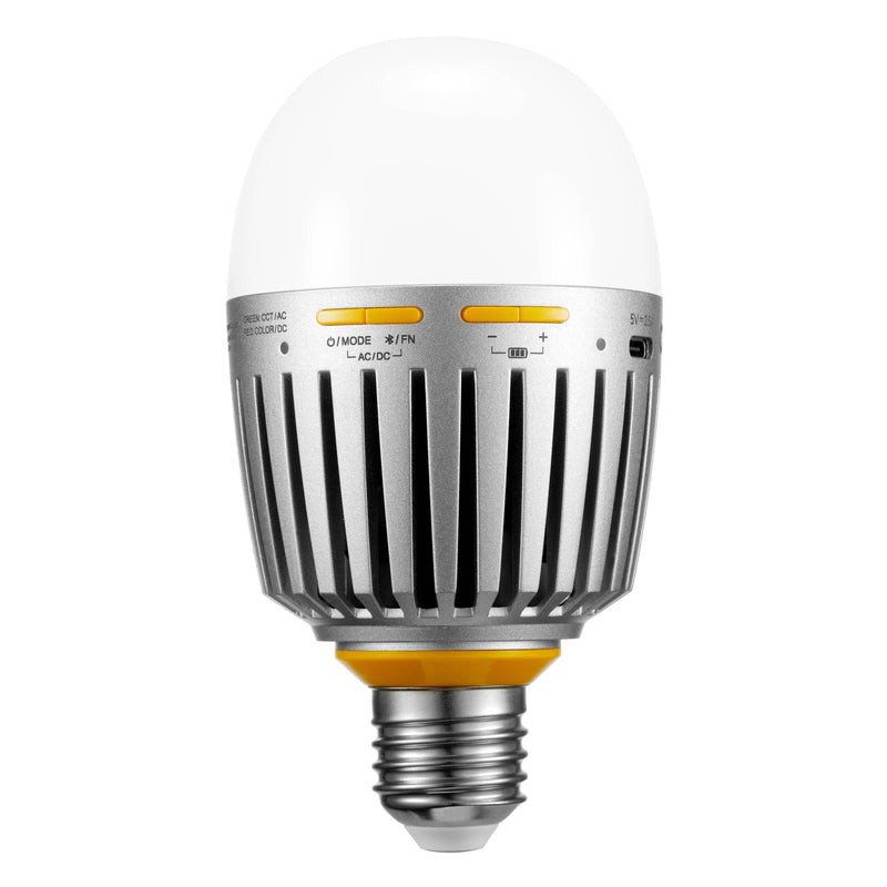 KNOWLED C7R K8 E27 RGBWW Creative Bulb 8-Light Kit for Practical Set Lighting with Built-in Battery