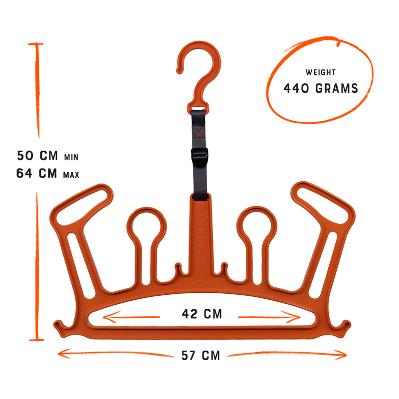 C-Monsta Wetsuit Hanger V2 - Orange (UK)