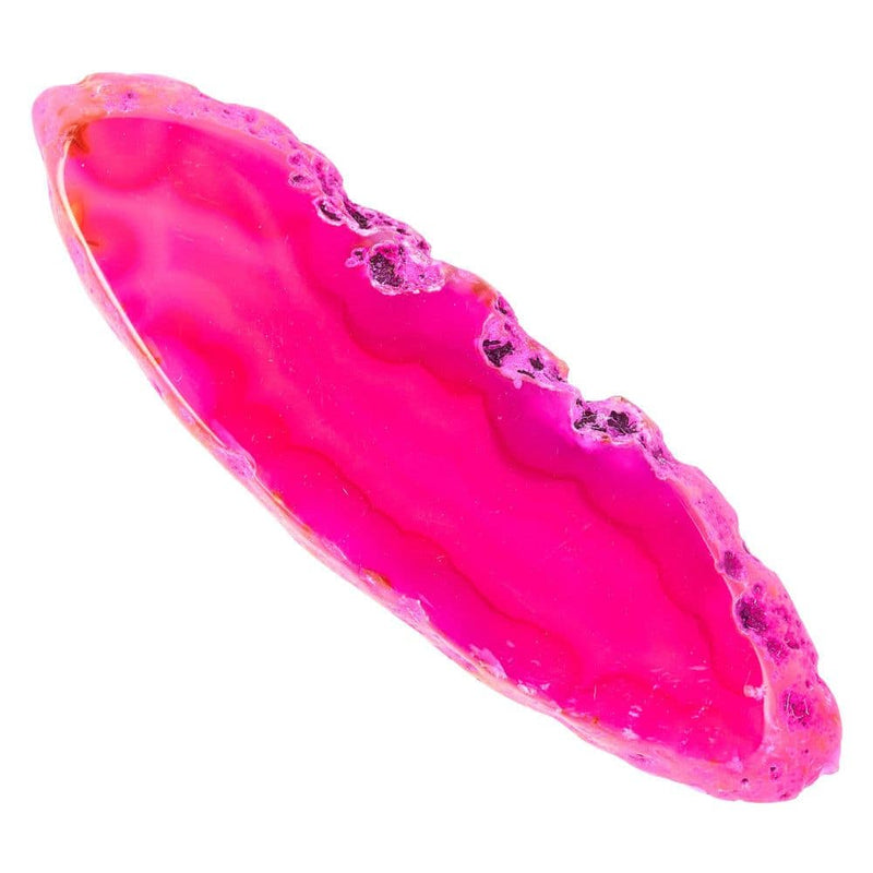 Agate Slice Available in Assorted Vibrant Colours Collectable (Single)