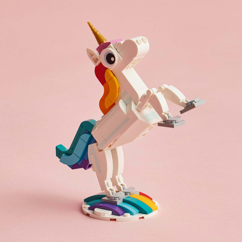 Lego Creator 3 in 1 31140 Magical Unicorn Playset for Ages 7 and Up