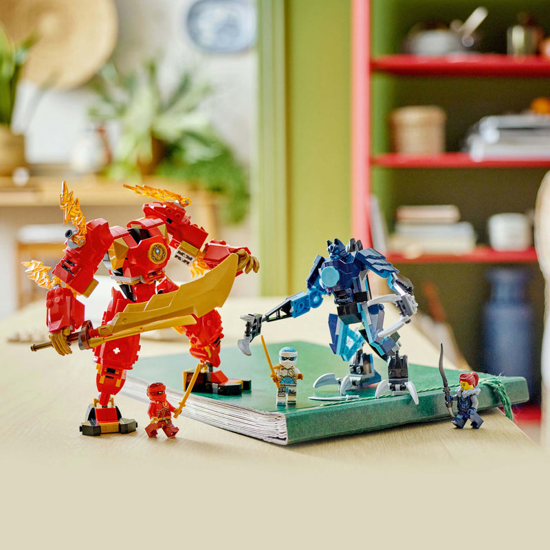 Lego Ninjago 71808 Kai's Elemental Fire Mech Playset for Ages 7 and Up