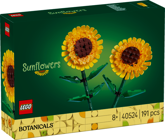 Lego Botanicals 40524 Sunflowers Buildable Toy Gift for Ages 8 and Up