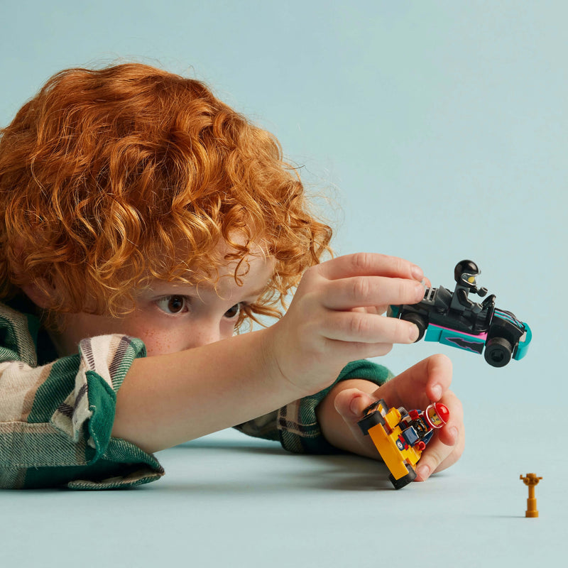 Lego City 60400 Go-Karts and Race Drivers Playset for Ages 5 and Up