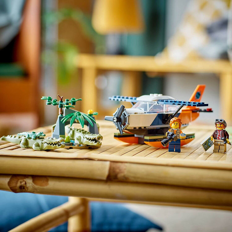 Lego City 60425 Jungle Explorer Water Plane Playset for Ages 6 and Up