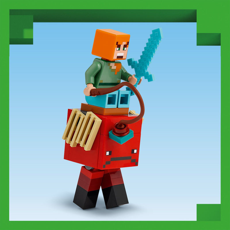 Lego Minecraft 21266 The Nether Lava Battle Playset for Ages 6 and Up