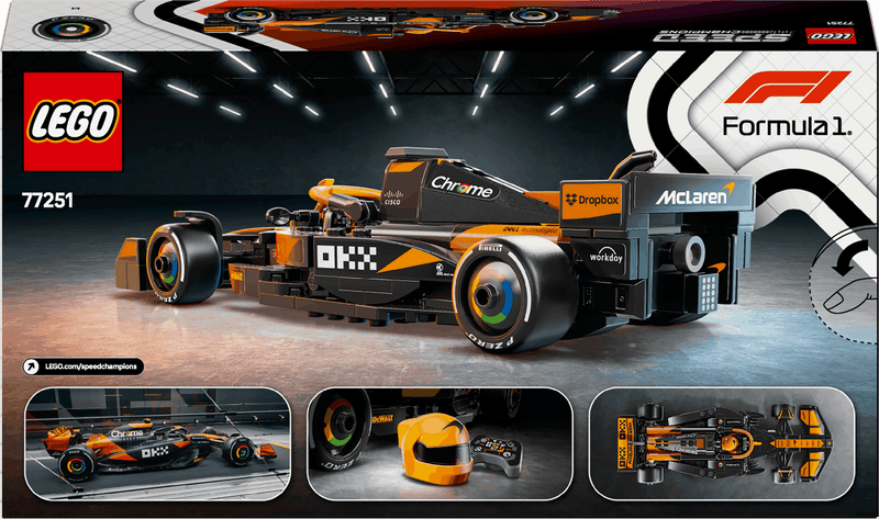 Lego Speed Champions 77251 McLaren F1 Team MCL38 Race Car for Ages 10+