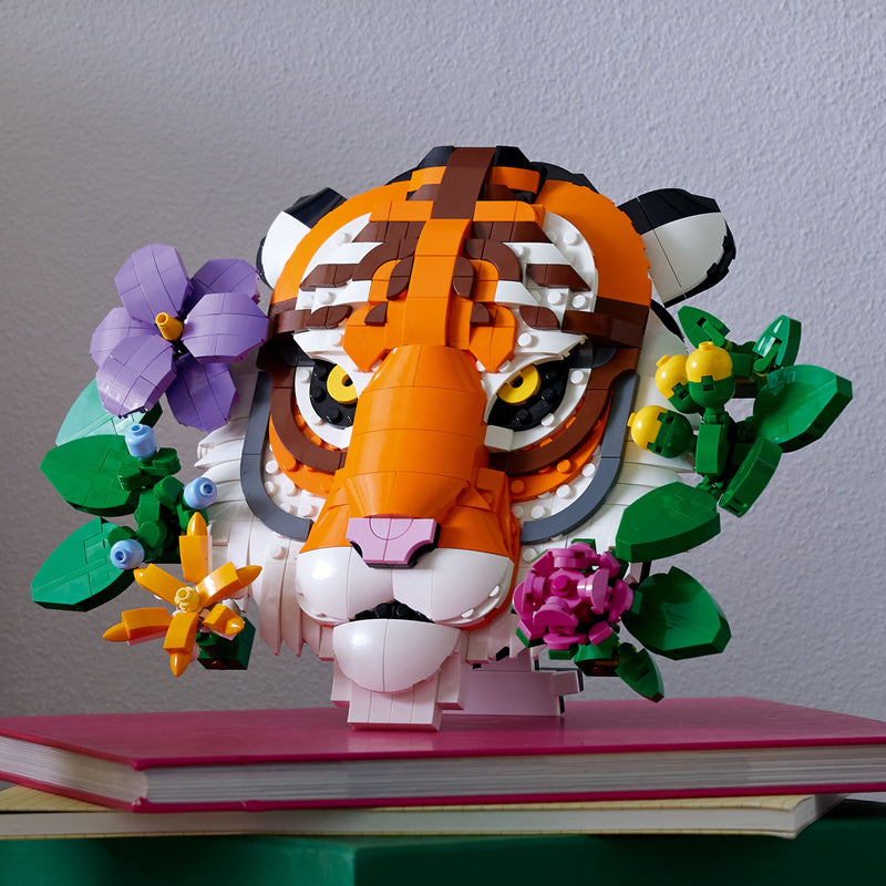 Lego Art 31217 The Fauna Collection - Tiger 3D Wall Art for Ages 18+