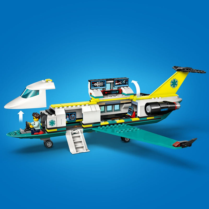 Lego City Big Vehicles 60465 Emergency Air Ambulance Plane for Ages 6+