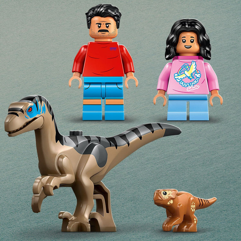 Lego Jurassic World 76972 Raptor Off-Road Escape for Ages 6 and Up
