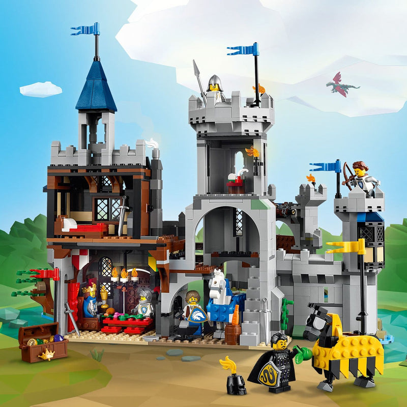Lego Creator 3 in 1 31168 Medieval Horse Knight Castle for Ages 9 & Up