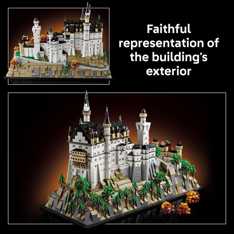 Lego Architecture 21063 Neuschwanstein Castle Set for Adults Ages 18+