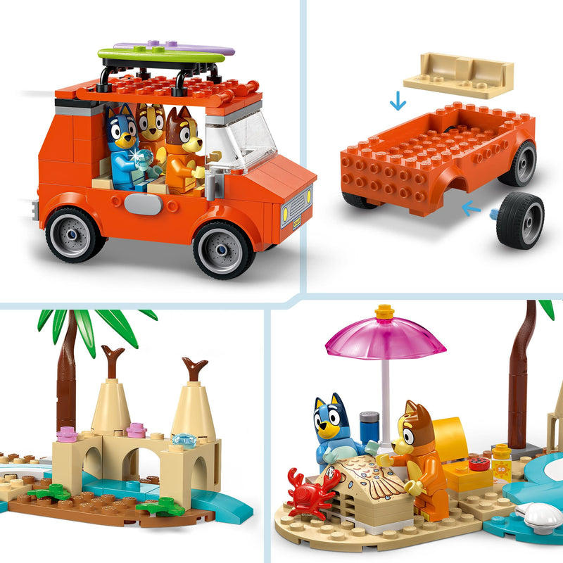 Lego Bluey 11202 Bluey's Beach & Family Car Trip for Children Ages 4+
