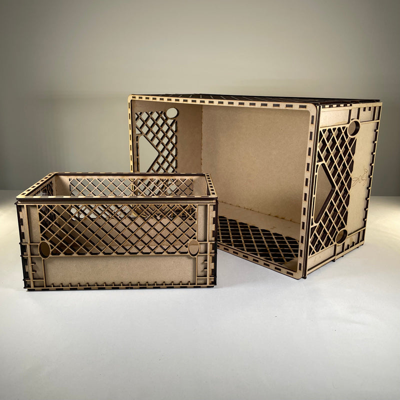 Milk Crate - Flatpack Model Kit