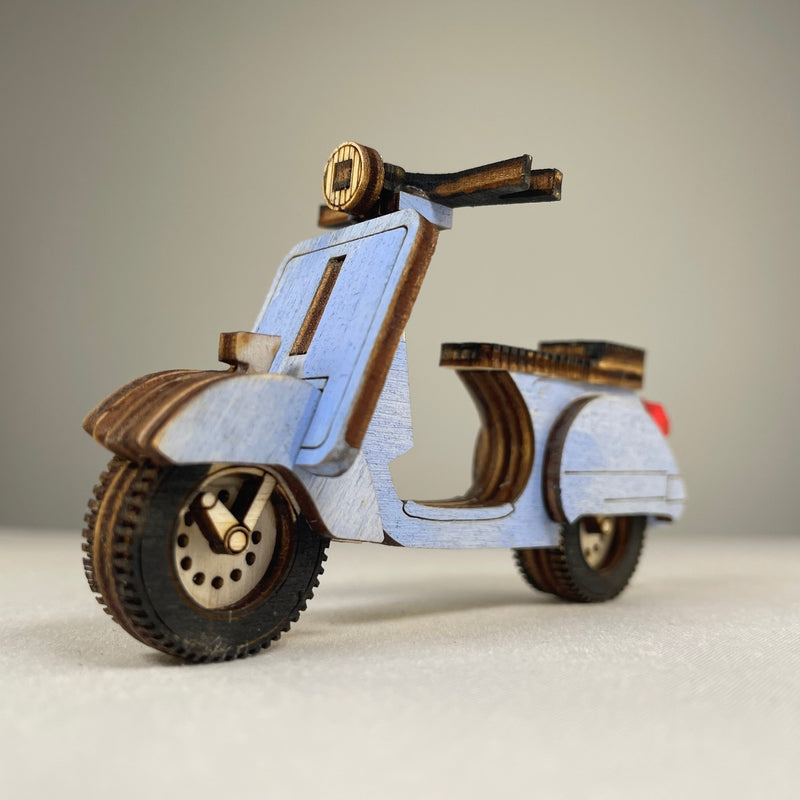 Retro Scooter - Flatpack Model Kit