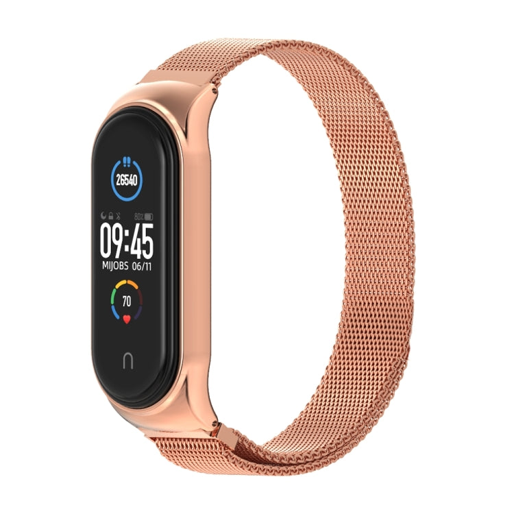 Mijobs Milan CS Metal Magnetic Watch Band for Xiaomi Mi Band 3 & 4 & 5 & 6, Host not Include
