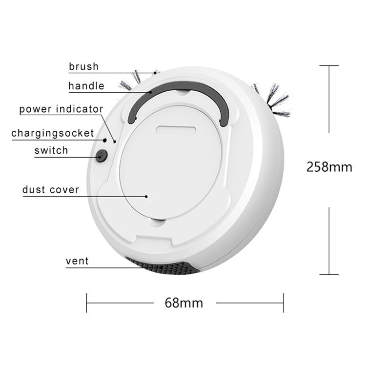 1800Pa Large Suction Smart Household Vacuum Cleaner Clean Robot, CA0380, CA0380B, CA0380H